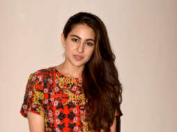 Sara Ali Khan snapped during Kedarnath promotions