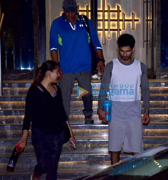 shahid kapoor and mira rajput snapped at the gym 4