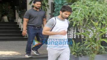 Shahid Kapoor spotted at Soho House in Juhu