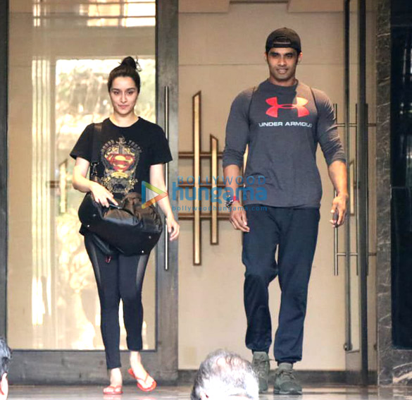 Shraddha Kapoor snapped outside the gym Shraddha Kapoor snapped outside the gym