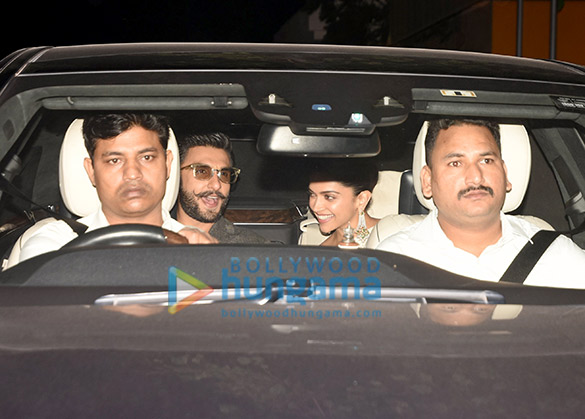 Simmba screening at YRF studios with Deepika Padukone, Ranveer Singh and family