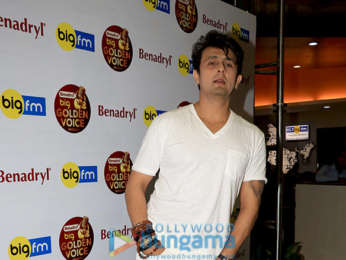 Sonu Nigam snapped at the 92.7 Big FM office