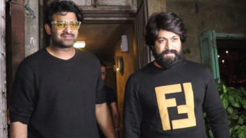 SPOTTED: KGF Actor Yash with Prabhas at Paali Bhavan Bandra
