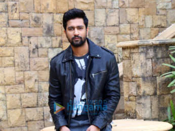 Vicky Kaushal snapped during Uri interviews at JW Marriott in Juhu