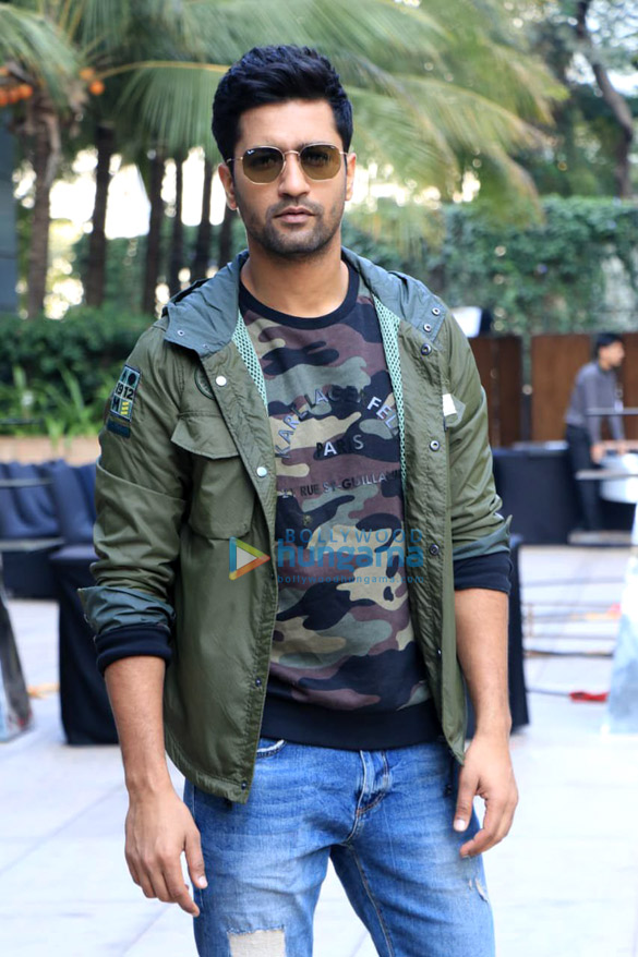 vicky kaushal snapped promoting his upcoming film uri 1