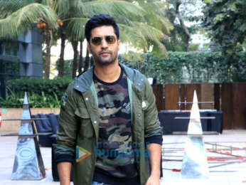 Vicky Kaushal snapped promoting his upcoming film 'Uri'