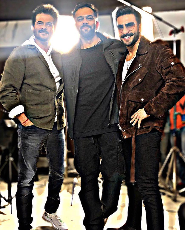 When Simmba bros Ranveer Singh and Rohit Shetty bumped into 'Lakhan' Anil Kapoor