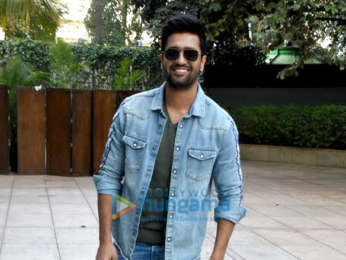 Yami Gautam and Vicky Kaushal snapped during Uri promotions