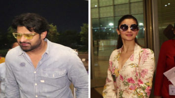 Baahubali Actor Prabhas, Alia Bhatt and others Spotted at Mumbai Airport