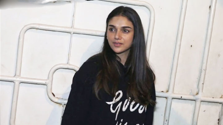 Aditi Rao Hydari attend screening of Tamil Film Sarvam Thaala Mayam