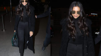 Airport Slay or Nay: Deepika Padukone in all-black Alexander McQueen separates with a Burberry handbag