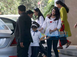 Aishwarya Rai Bachchan snapped with her daughter Aaradhya Bachchan at Yauatcha in BKC