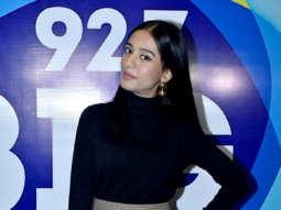 Amrita Rao snapped at the 92.7 Big FM office