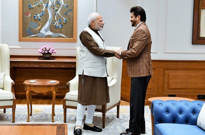 Anil Kapoor meets PM Narendra Modi, says he is humbled and inspired