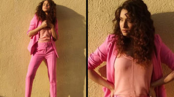 Sass it up like a high-end fashionista, just like Ankita Lokhande in an INR 3000/- pink pantsuit!