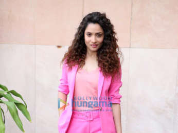 Ankita Lokhande snapped promoting the film Manikarnika - The Queen Of Jhansi