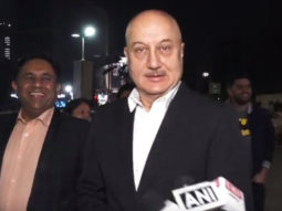Anupam Kher visits preview theatre for The Accidental Prime Minister reaction