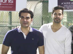 Arbaaz Khan and Dino Morea at Zeeshan Siddique’s Box Cricket Season 2
