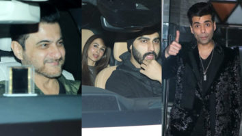 Arjun Kapoor with GF Malaika Arora, Karan Johar and others at Sanjay Kapoor’s New Year Bash