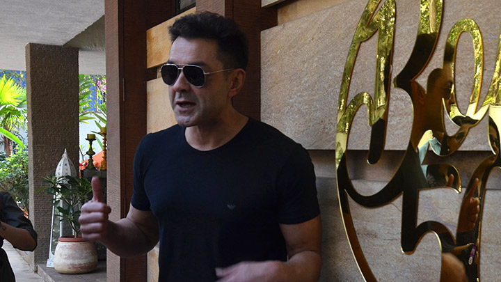 Bobby Deol birthday cake cutting celebration on his big day (turns 50)
