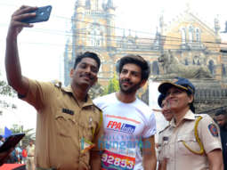 Celebs snapped at Tata Mumbai Marathon 2019
