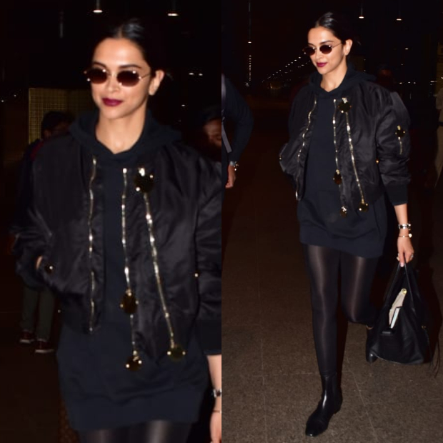 Deepika Padukone in Givenchy on her way back from Paris (5)
