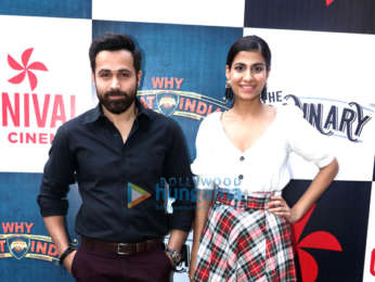Emraan Hashmi and Shreya Dhanwanthary promote 'Why Cheat india' at Carnival Cinemas in Mumbai