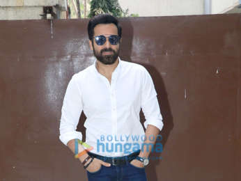 Emraan Hashmi and Shreya Dhanwanthary snapped at the T-Series office in Andheri