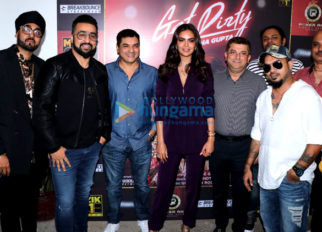 Esha Gupta and others snapped at the launch of the song Get Dirty