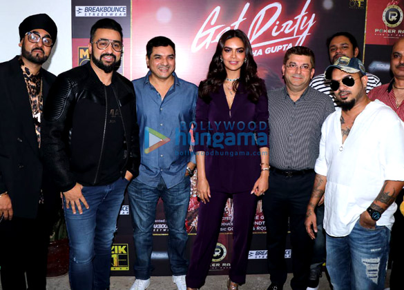 esha gupta and others snapped at the launch of the song get dirty 1