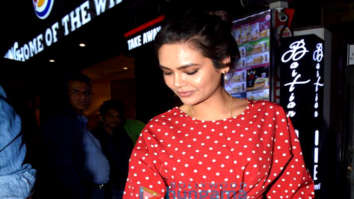 Esha Gupta spotted at Bastian in Bandra