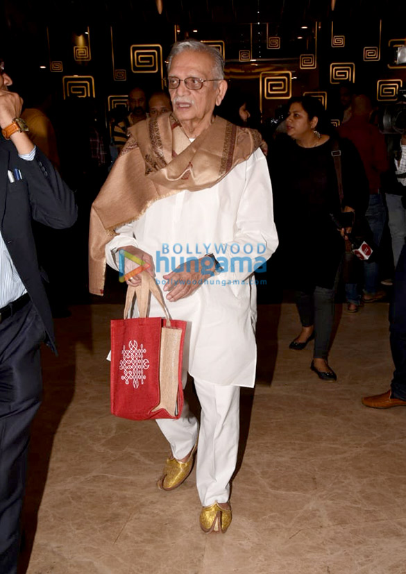 gulzar graces the trailer launch of the animation film ggbb goopi gawaiya bagha bajaiya 2
