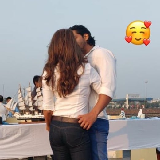 Harshvardha Rane and Kim Sharma share a passionate KISS and it has gone VIRAL on the internet! 