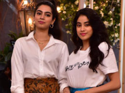 Janhvi Kapoor, Khushi Kapoor and Neha Dhupia snapped on sets of the Vogue BFFs Show