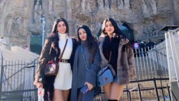 Janhvi Kapoor and Khushi Kapoor are raising temperatures in Barcelona with their winter looks