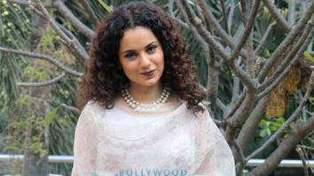Kangana Ranaut snapped during interviews of Manikarnika – The Queen Of Jhansi at Novotel, Juhu