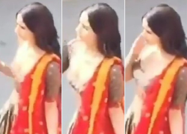 LEAKED VIDEOS! Alia Bhatt gracefully shoots a dance number in traditional attire on sets of Kalank in Gwalior