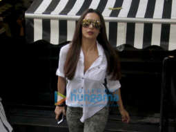 Malaika Arora spotted at Tip & Toe in Bandra