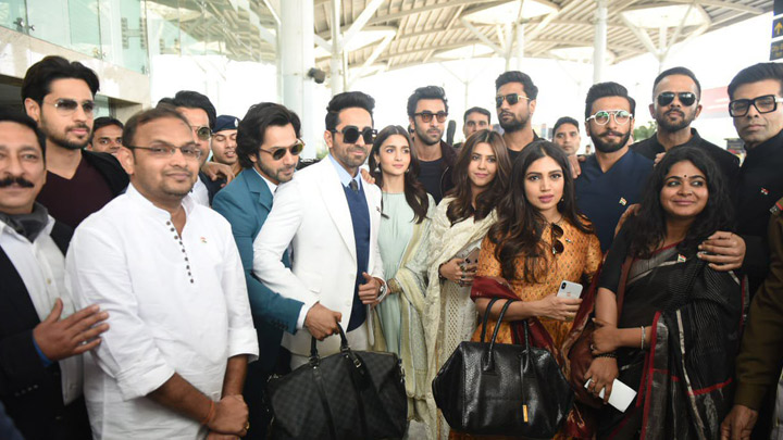 Many Celebs spotted at Kalina Airport