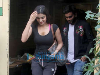 Nidhhi Agerwal spotted at Farmers’ Cafe in Bandra