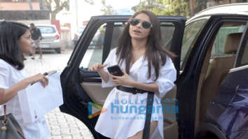 Nushrat Bharucha spotted at Sohail Khan’s office