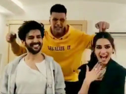Poster Lagwa Do that the Khiladi Kumar grooved with Kartik Aaryan and Kriti Sanon