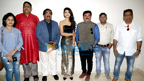priya varrier graces the teaser launch of the film sridevi bungalow at the view 1