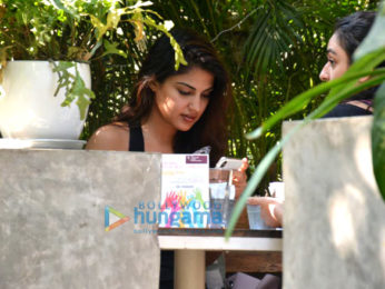 Rhea Chakraborty spotted at the Kitchen Garden in Bandra
