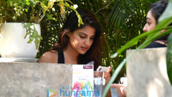 Rhea Chakraborty spotted at the Kitchen Garden in Bandra