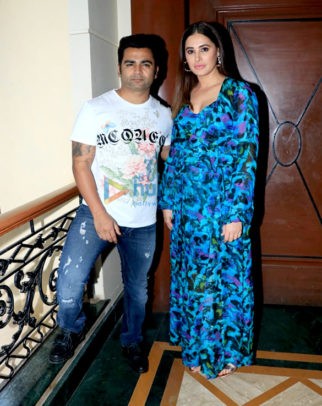 Sachiin Joshi and Nargis Fakhri snapped during Amavas promotions