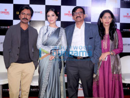 Sanjay Raut, Nawazuddin Siddiqui and Amrita Rao snapped at press conference in New Delhi for ‘Thackeray’ promotions
