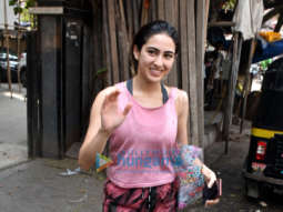 Sara Ali Khan spotted outside the gym