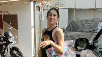 Sara Ali Khan spotted outside the gym in Bandra