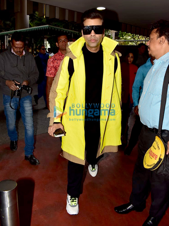 shabana azmi and karan johar snapped at the airport 2